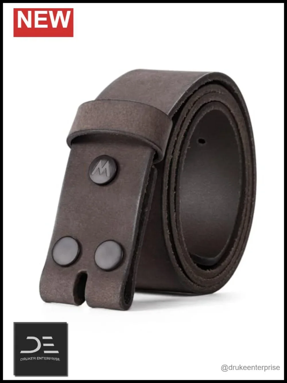 Genuine Leather Belt Strap for Jeans, 38mm Adjustable Waist Belt